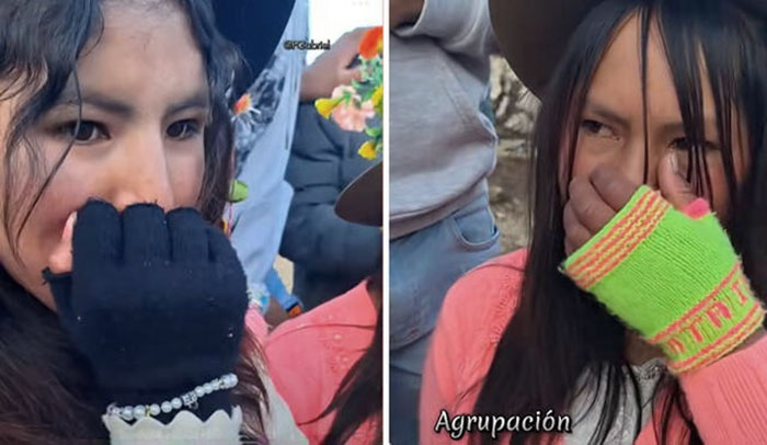Huancavelica: jóvenes causan furor en redes y explican por qué se tapan la boca al cantar
